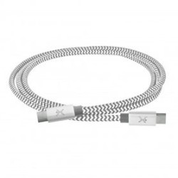 Cable USB Tipo C a USB Tipo C  PERFECT CHOICE PC101697  1 m Plata IDCARDKR2K
