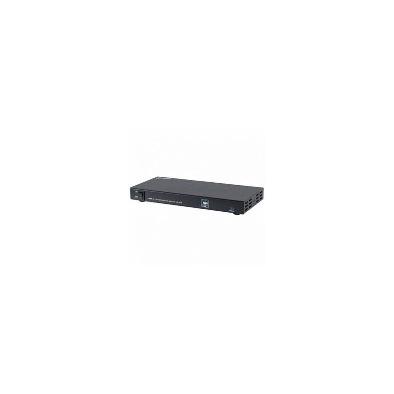 Video Splitter HDMI 4K MANHATTAN de 8 puertos Negro HDMI HDMI HDMI Hembra/hembra TL1