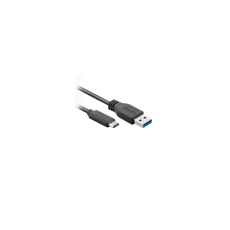 Cable USB  BROBOTIX 053121 USB A USB C Macho/Macho 1 m Negro TL1