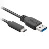 Cable USB  BROBOTIX 053121 USB A USB C Macho/Macho 1 m Negro TL1