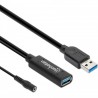 153768 Cable USB V3.0 Ext. Activa 15.0M Negro TL1