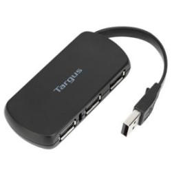 Hub USB TARGUS  USB 2.0 Negro 4 puertos TL1
