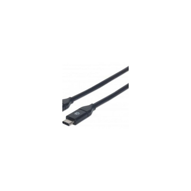 353526 Cable para Dispositivos USBC de SúperVelocidad USB 3.2 Gen 2 C macho/ C macho 10 Gbps 1 m Negro TL1
