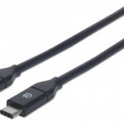 353526 Cable para Dispositivos USBC de SúperVelocidad USB 3.2 Gen 2 C macho/ C macho 10 Gbps 1 m Negro TL1