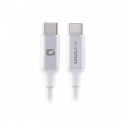 Cable C a C Mobifree Cable Tipo C a C USB C USB C 1 m Color blanco TL1