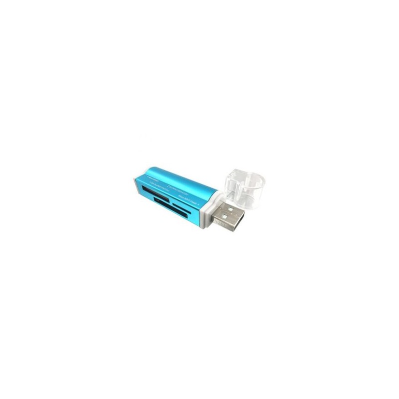 Lector USB BROBOTIX 180420A USB V2.0 Azul TL1