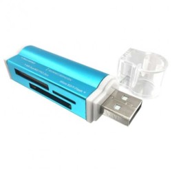 Lector USB BROBOTIX 180420A USB V2.0 Azul TL1