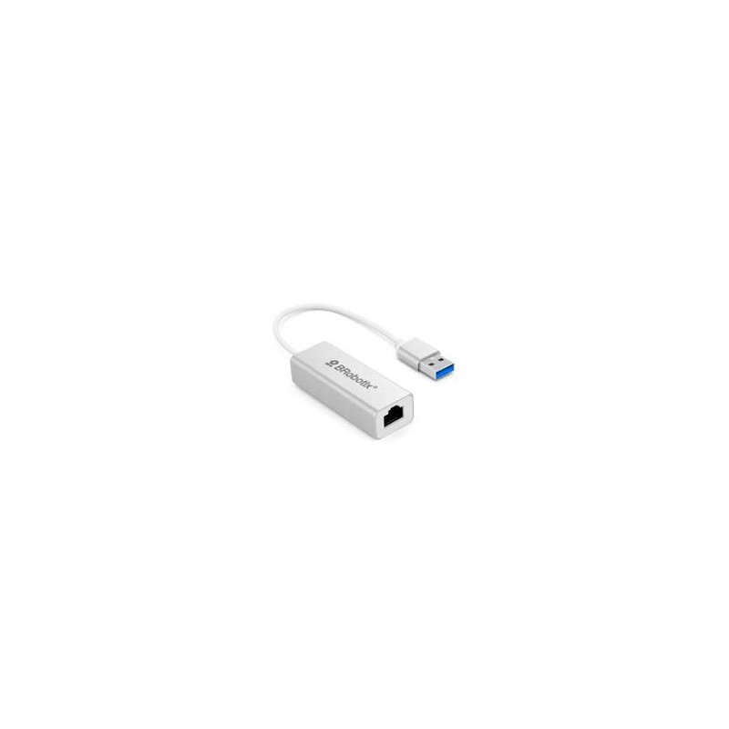 Convertidor USB V3.0 a RJ45 Gigabit BROBOTIX 263458 Blanco TL1