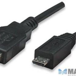 325677 Cable para Dispositivos USB MicroB de Alta Velocidad USB 2.0 A macho/ MicroB macho 480 Mbps 0.5 m Negro SBNB600
