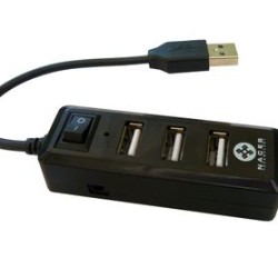 Hub USB Naceb Technology USB USB A Negro TL1