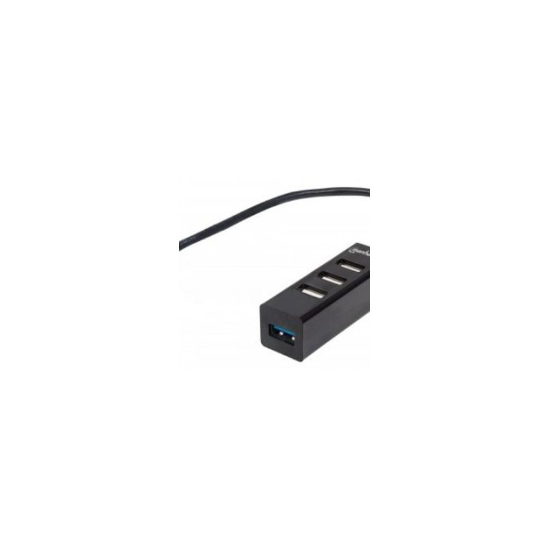 163828 Hub combo USB 3.0 / 2.0 1 puerto USB de SúperVelocidad 3.0 y 3 puertos de AltaVelocidad 2.0  TL1