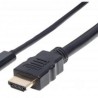 Cable USB MANHATTAN 151764 USB C HDMI Macho/Macho 2 m Negro SBNB600