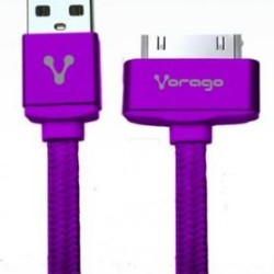 Cable USB VORAGO CAB118 1 m Morado SBNB600