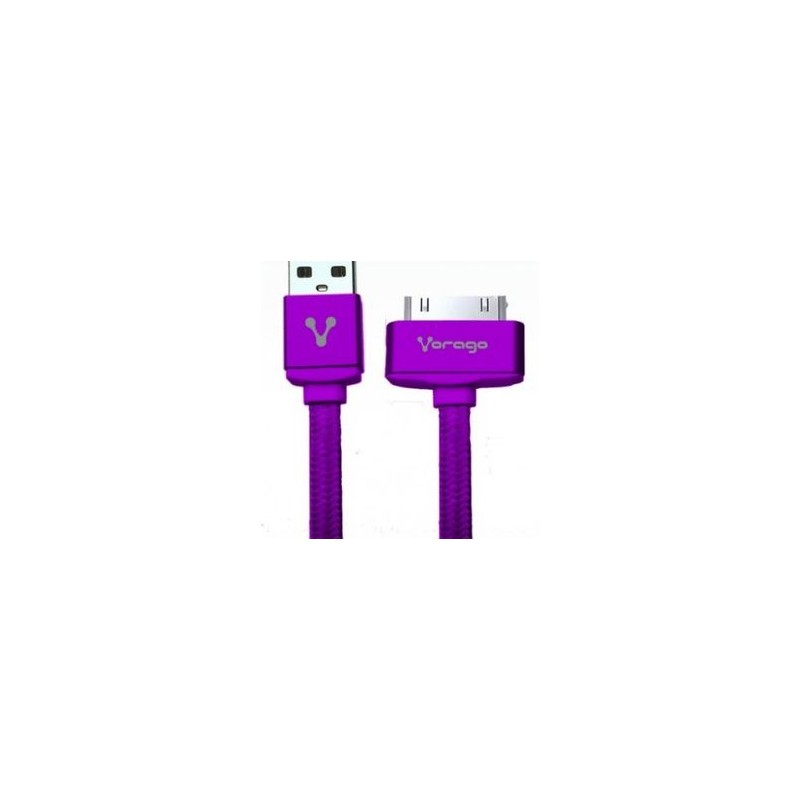 Cable USB VORAGO CAB118 1 m Morado SBNB600