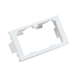 Inserto Plano De 1/3 Espacio Para Dos Módulos Minicom® Color Blanco Mate