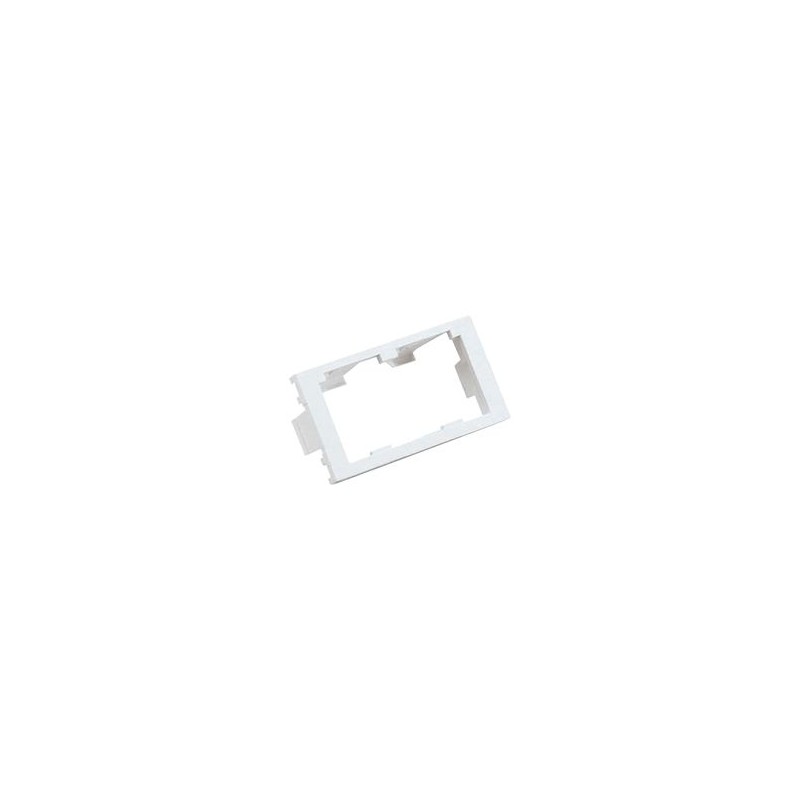 Inserto Plano De 1/3 Espacio Para Dos Módulos Minicom® Color Blanco Mate