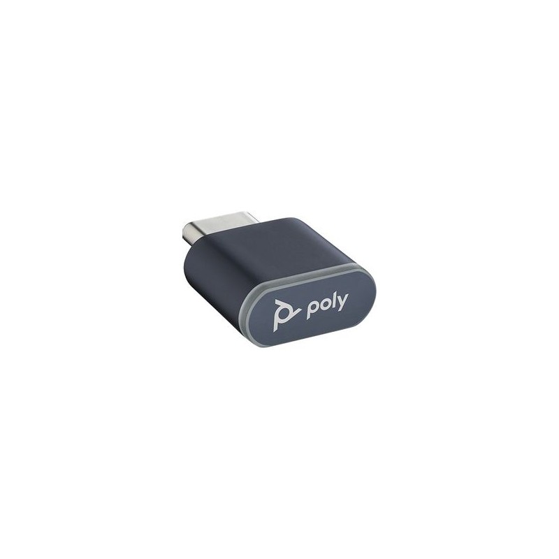Adaptador USBC Plantronics Poly BT700 Spare 21787801 Bluetooth 5.1 hasta 50 mts. audio HD comp. serie Voyager comp.UC Softphones