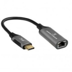 Adaptador USBC a ETHERNET RJ45 PERFECT CHOICE PC101277 USB C RJ45 Negro IDCARDKR2K