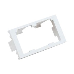 Inserto Plano De 1/3 Espacio Para Dos Módulos Minicom® Color Blanco Mate