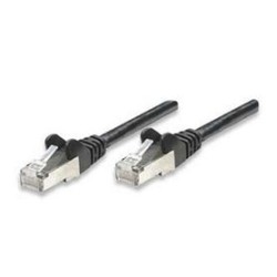 Cable de Red INTELLINET 342049 Cat6 1 m RJ45 RJ45 Macho/Macho Negro TL1