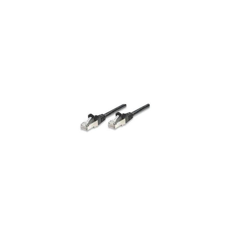 Cable de Red INTELLINET 342049 Cat6 1 m RJ45 RJ45 Macho/Macho Negro TL1