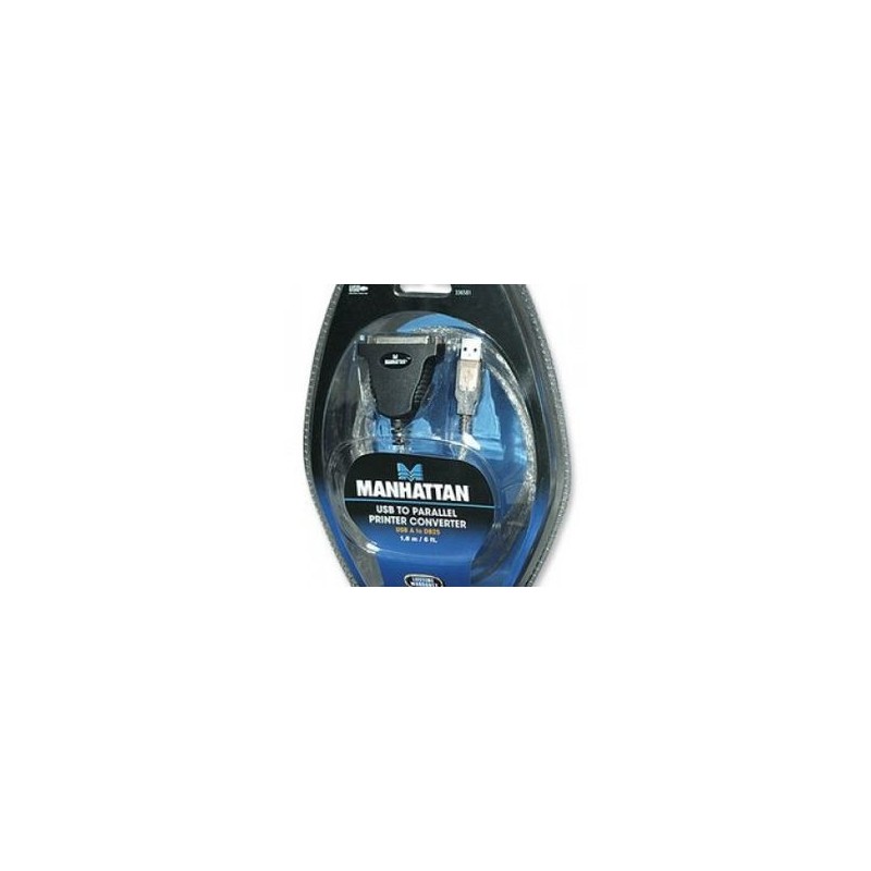 Convertidor USB a DB25  Paralelo MANHATTAN 336581 0001172 Gbit/s 1x DB25 Azul TL1