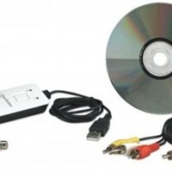 Capturador de video USB MANHATTAN  Negro Gris TL1
