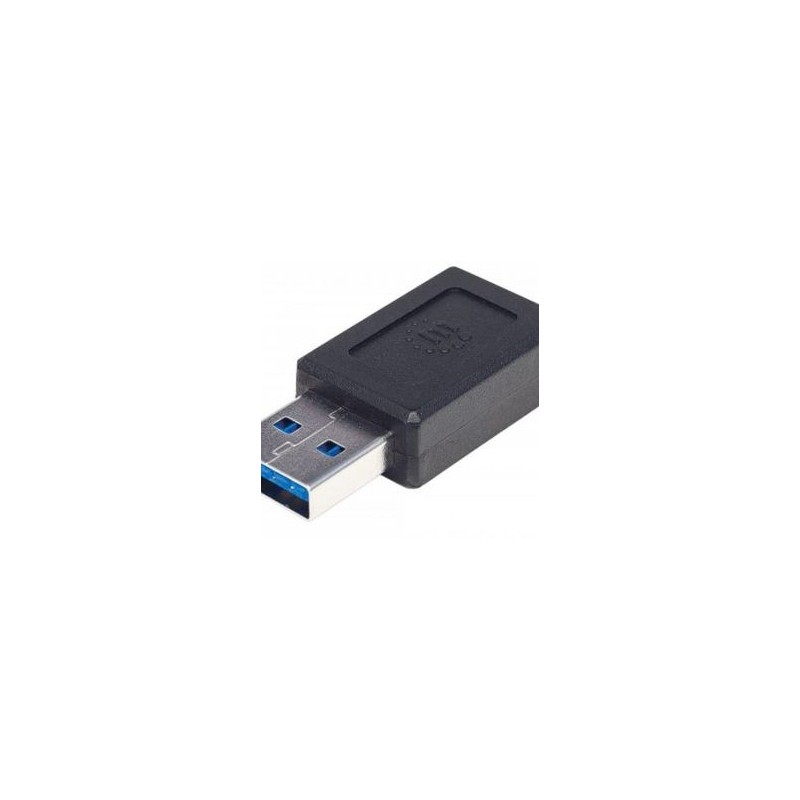 354714 Adaptador de USBA a USBC con Súper Velocidad 10 Gbps Negro. TL1