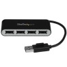 Concentrador USB StarTech.com ST4200MINI2 USB 2.0 480 Mbit/s Negro Plata 4 puertos TL1