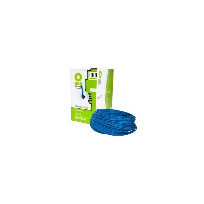 Bobina BROBOTIX 400052 100 m Azul Interior CAT5e CCA TL1