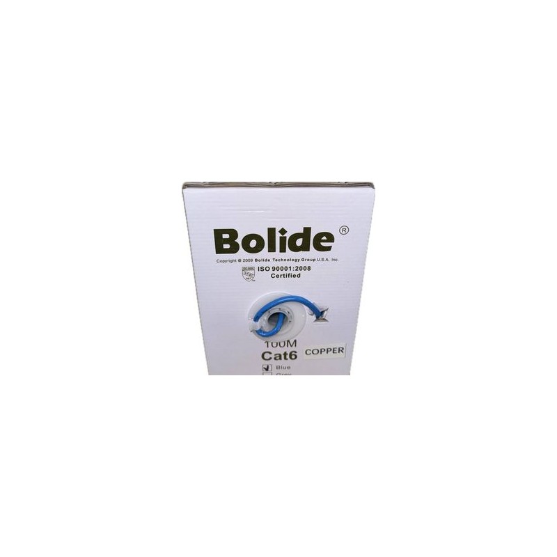 Cable de red Bolide BP0033/CAT6/CMX100 100 m Azul Cat6 100 Cobre NMG-30U2