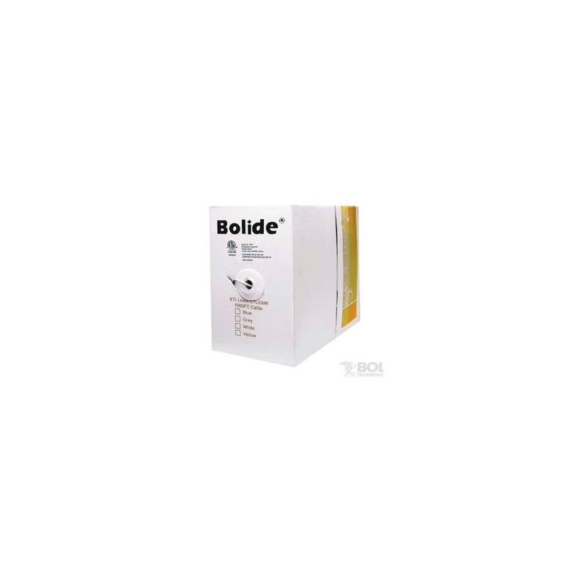 Cable de red Bolide BP0033/CAT5E/CMRWhite 305 m Blanco CAT5e 100 Cobre NMG-30U2