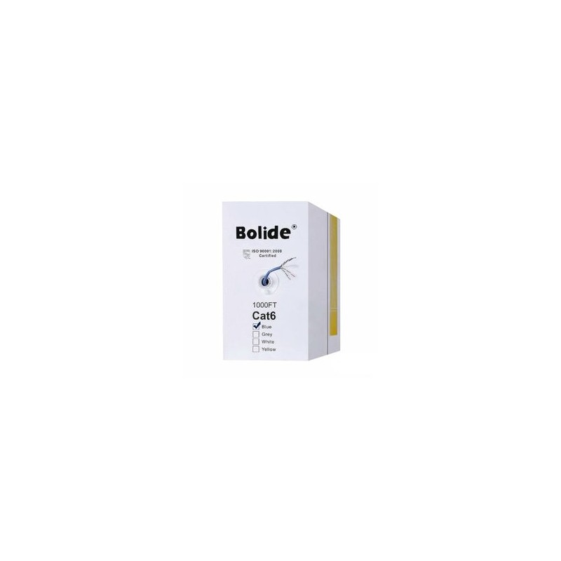 Cable de red Bolide BP0033/CAT6/CMRWhite 305m Blanco Interior Cat6 100 Cobre NMG-30U2