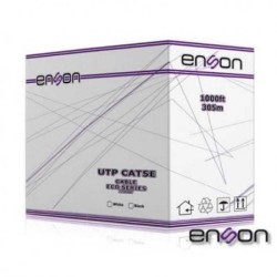 Bobina ENSON 12251W305 305 m Color blanco CAT5e TL1