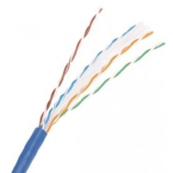 BOBINA DE CABLE UTP QIAN QGRNC006/QHRCAT6 DIANLAN CAT6 AZUL 23 AWG INTERIOR TL1