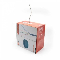 Bobina de Cable UTP QIAN QHRCAT5E DIANLAN CAT5E AZUL 24 AWG INTERIOR TL1