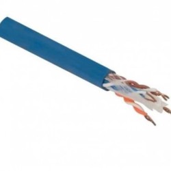 Cable UTP WAM CAT6AZUL 305 m Azul Interior ALEACIÓN DE COBRE Y ALUMINIO TL1