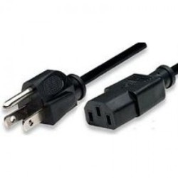 Cable Corriente de CPU BROBOTIX 000140 Macho/hembra 18 m Negro IDCARDKR2K