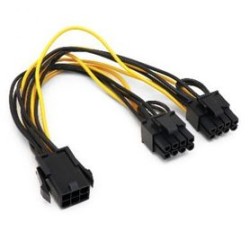 Cable Interno de Alimentación BROBOTIX 963852 Macho/hembra Amarillo SBNB600
