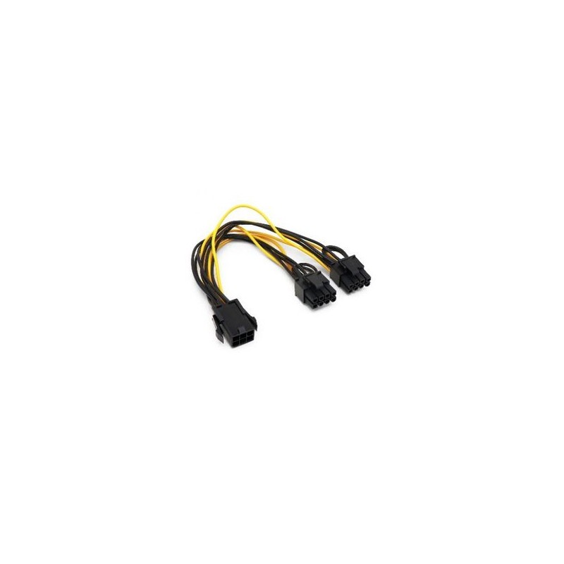 Cable Interno de Alimentación BROBOTIX 963852 Macho/hembra Amarillo SBNB600