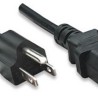 Cable Corriente de CPU MANHATTAN 323338 3.0 m Negro TL1