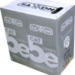 bobina de cable SAXXON OUTP5ECCA305BC 305 m CAT5e Blanco Cableado por UTP Interior TL1