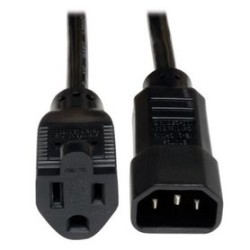 Cable de Alimentación Tripp Lite de  CA para Computadora NEMA 515R a C14  10A TL1