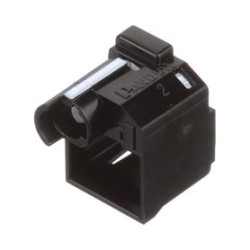 Kit De 10 Dispositivos Para Impedir Desconexión De Plug Rj45 Color Negro Incluye Herramienta Para Instalar/retirar