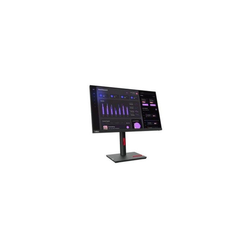 Monitor LENOVO. ThinkVision T24i30 63CFMAR1LA 23.8 pulgadas WLED. Resolución 1920x1080.  Brillo 250 nits Antiglare. Tiempo de re