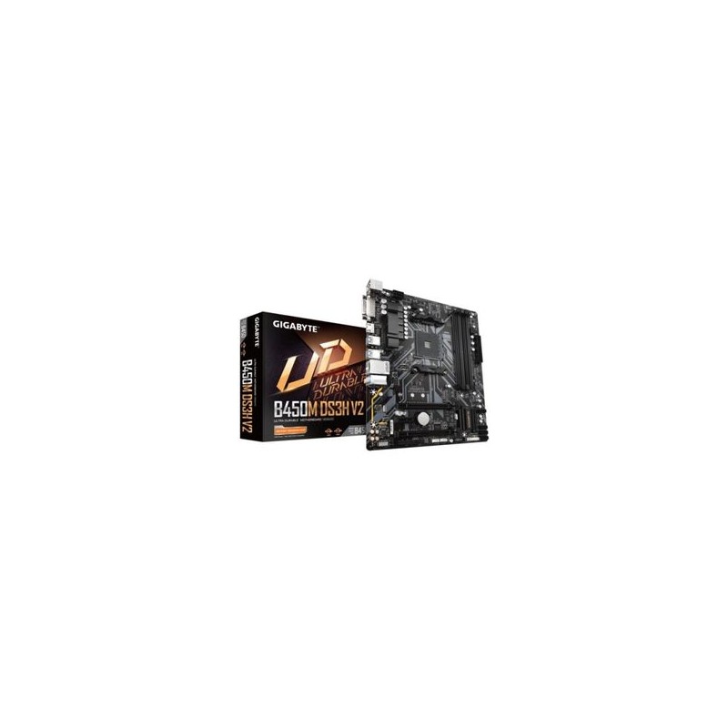 Motherboard GIGABYTE B450MDS3H V2 DDR4 AMD Socket AM4 Micro ATX TL1