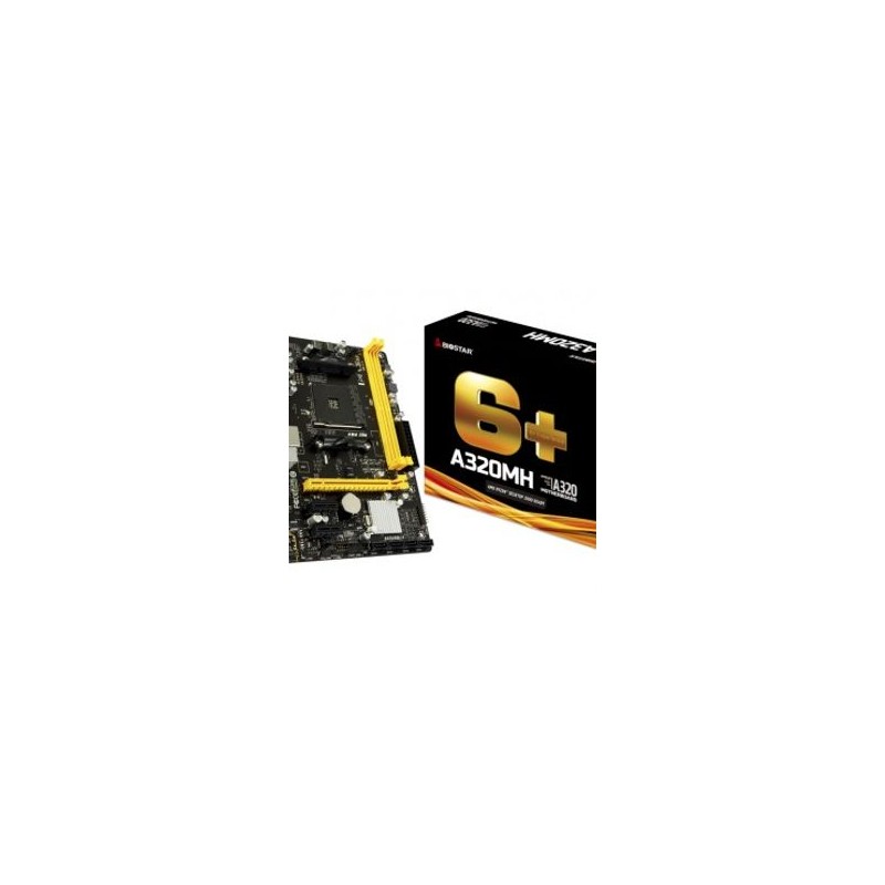 Motherboard BIOSTAR A320MH SOPORTE DE CPU Compatible con AMD AM4 TL1