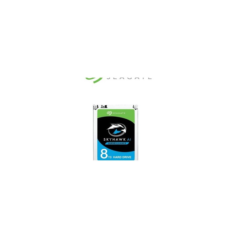 Seagate St8000ve001  Disco Duro De 8 Tb Skyhawk 7200 Rpm Sata3 6gb/s 64 Mb Recomendado Para Videovigilancia