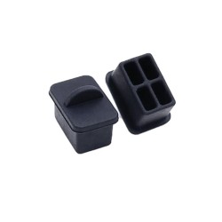 Bolsa Con 25 Piezas De Protectores Antipolvo Para Puerto Sfp Color Negro