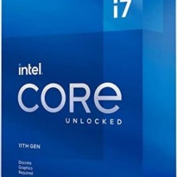 Procesador Intel Core i711700KF 3.60GHz 8 núcleos Socket 1200 16 MB Caché. Rocket Lake. (REQUIERE TARJETA DE VIDEO Y VENTILADOR.